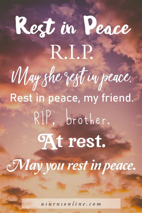 101 Rest In Peace Quotes To Honor A Loved One Urns 2023