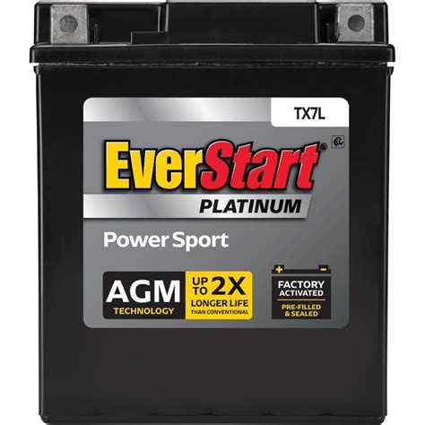 Buy Everstart Premium Agm Power Sport Battery Group Size Es Tx7l 12