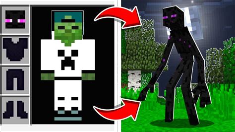 Becoming A Enderman In Minecraft Awesome Youtube
