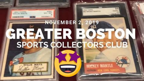 I am too outraged by the fact that chris cannizzaro received a card number ending in 5, and rico petrocelli did not to even come up with a fact. GREATER BOSTON SPORTS COLLECTORS CLUB CARD SHOW - FULL TOUR - NOVEMBER 2, 2019 - YouTube