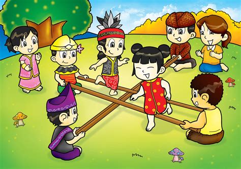 Gambar Kartun Anak Muslim Berangkat Sekolah - Adzka