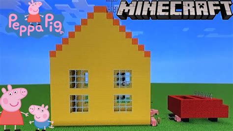 Minecraft Tutorial How To Build Peppa Pigs House From Peppa Pig Youtube