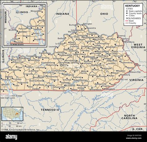 Kentucky Political Map