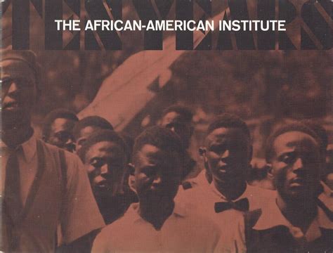 The African American Institute By Africa America Institute Very Good