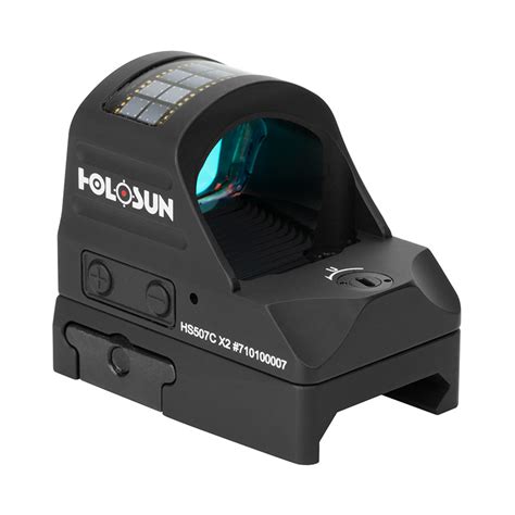 Holosun Technologies 507c X2 Red Dot 32 Moa Ring And 2 Moa Dot Black