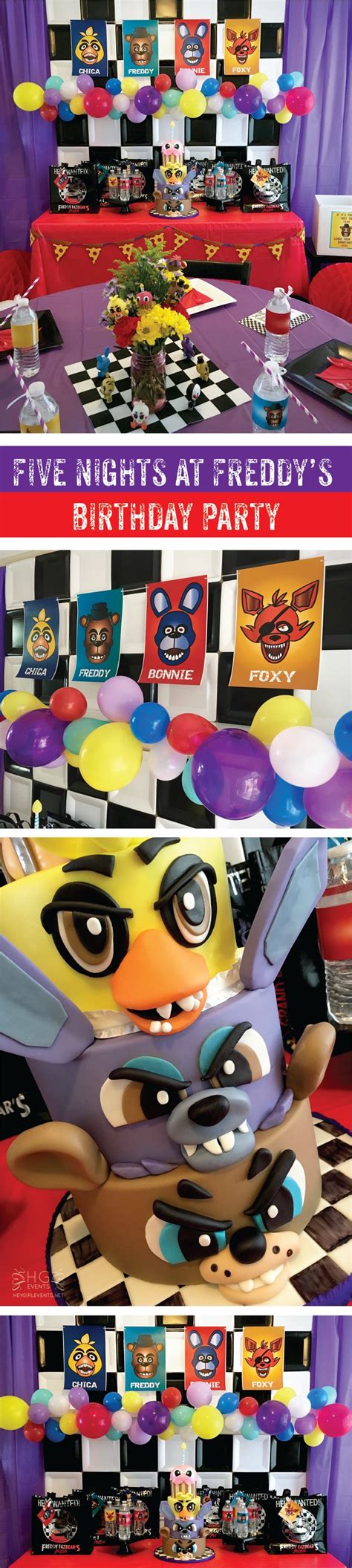 Printable Five Nights Freddys Party Ideas Five Nights Freddys Hot Sex