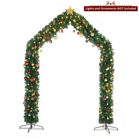 85ft Christmas Arch Holiday Arch Decoration With 1860 Branches Pvc