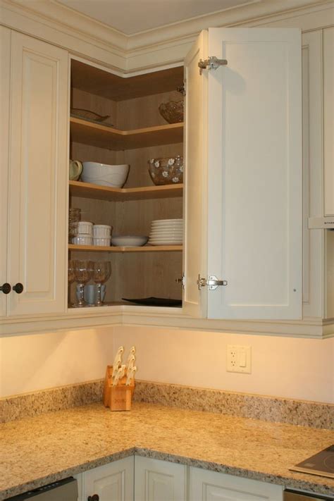 A new kitchen corner solution removed the spinning shelf all together with drawers. Kitchen Corner Cabinet with Clever Storage Systems Inside ...