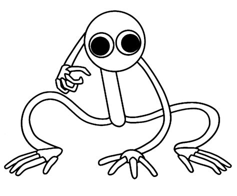 Rainbow Friends Coloring Pages - Free Printable Coloring Pages