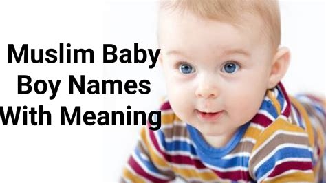 Latest Muslim Baby Boy Names And Meanings2020double Names For Baby Boy