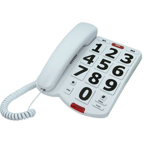 Buy Telpal Corded Big Button Phone For Seniors Home Wired Simple Basic