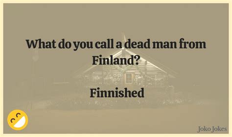 83 Finland Jokes And Funny Puns Jokojokes