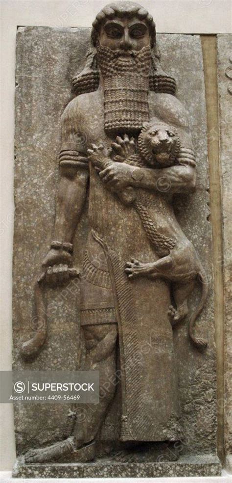 Arte Mesopotamico Asirio Gilgamesh Relieve Del Palacio De Sarg N Ii