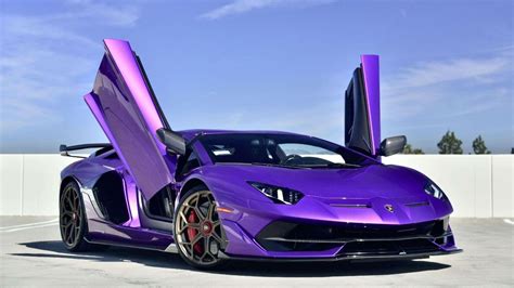 Lamborghini Aventador Svj Purple Pch Exotics