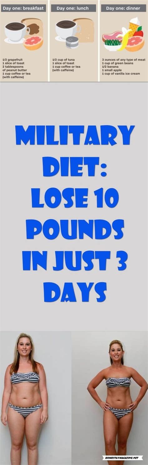Military Diet Lose 10 Pounds In Just 3 Days Military Diet
