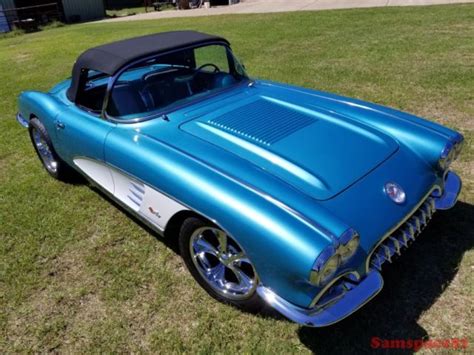 1958 Chevrolet Corvette Regal Turquoise Pro Touring Original Body 58