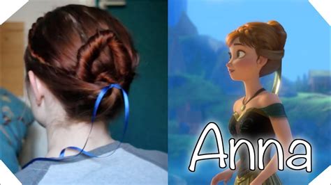 Disneys Frozen Hair Tutorial Anna At The Coronation Youtube
