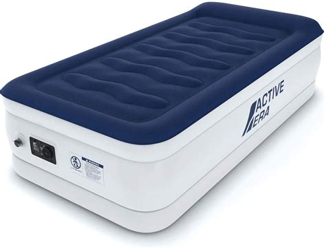 Active Era Luxury Twin Size Air Mattress Single Elevated Inflatable Air Bed Electric Built