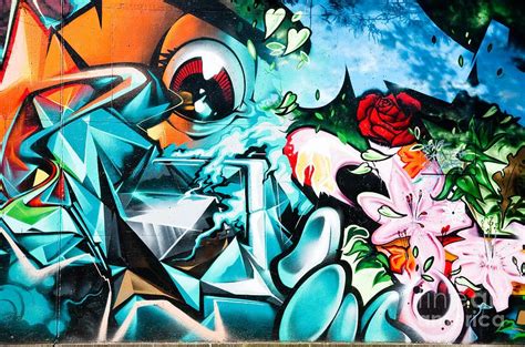 Abstract Painting Colorful Abstract Graffiti Wall By Yurix