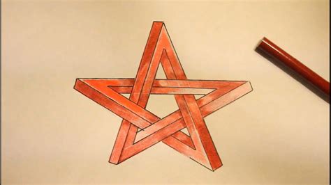 How To Draw An Impossible Star Step By Step Easy3d Youtube