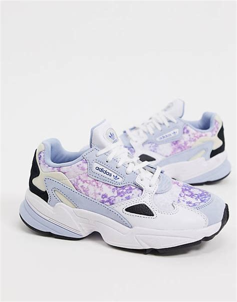 Adidas Originals Falcon Trainers In Blue And Pink Asos