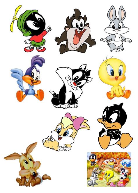 Baby Looney Tunes Mini Iron On Transfers 2x25 Approx For Light
