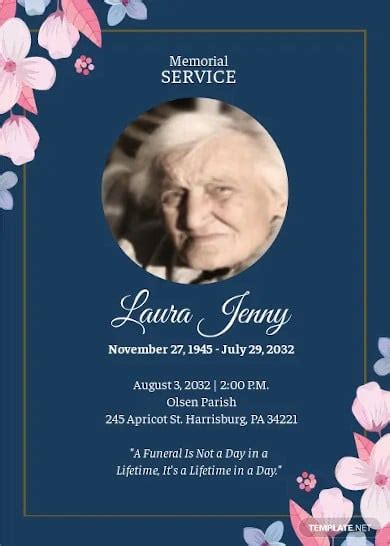 18 Funeral Invitation Templates In Psd Ai Word Publisher Pages