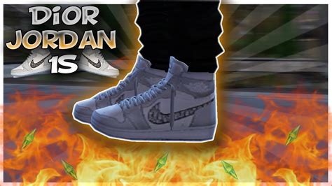 Dior Jordan Ones In The Sims 4 😨🔥🔥 Sims 4 Hot Cc Of The Week