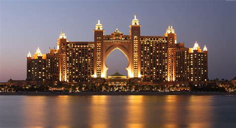 Hd Wallpaper Atlantis Dubai The Palm Hotel Mall Travel Resort