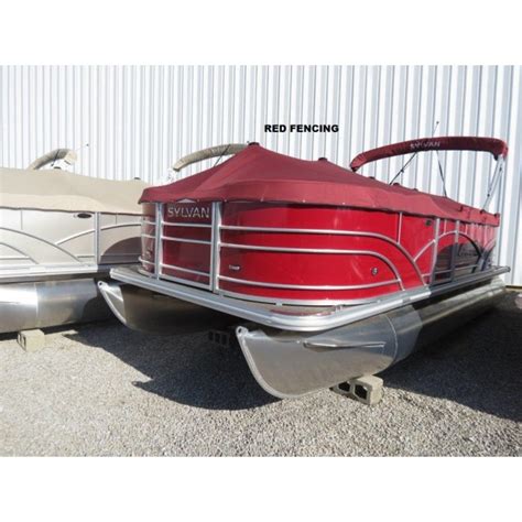 Pontoon legs protect your boat from the bottom up — our free standing canopies protect it from the top down. pontoon fencing - rail