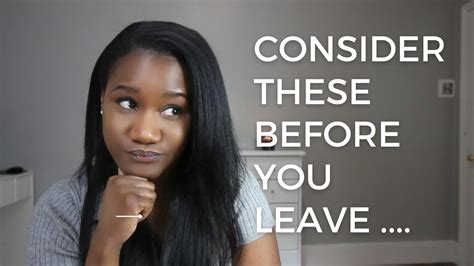 things to consider before leaving a job achieve success in your next career move youtube