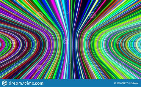 3d Abstract Multicolor Spectrum Background Stock Illustration
