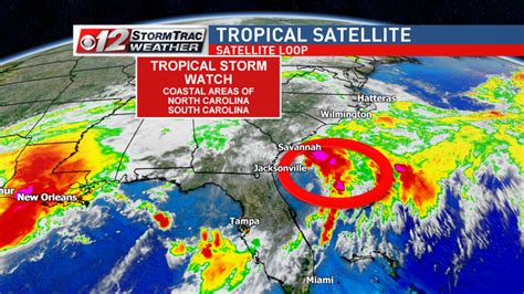 New Tropical Storm Forming Off Jacksonville Wpec
