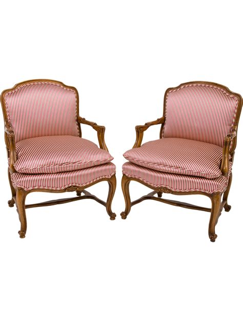 Chair Silk Upholstered Regency Style Chairs Brown Seating Furniture