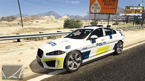 Danish Police Jaguar Xfr Els Addon Fivem Gta5