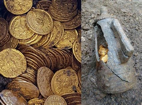 Theatre Of Treasure Roman Gold Coins Found In Northern Italy ‘could Be