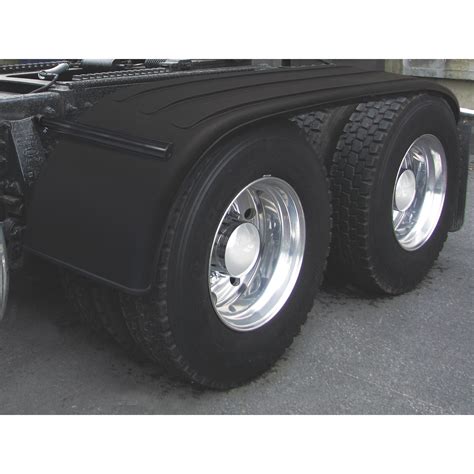 Trux Full Poly Semi Truck Fenders With Mounting Kit — 24inw X 133inl
