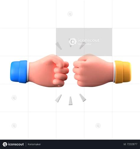 Fist Bump Hand Gesture 3d Icon Download In Png Obj Or Blend Format