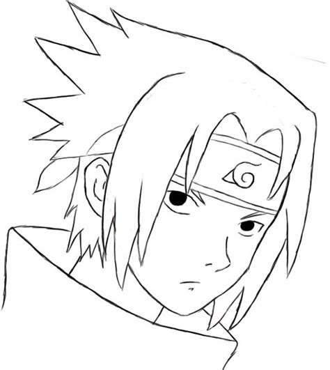 How To Draw Sasuke Draw Central Naruto Sketch Drawing Naruto