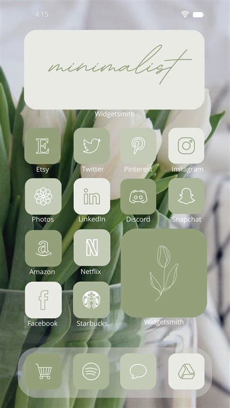 Ios 16 Sage Aesthetic 1200 App Icons Pack Etsy App Icon App Icon