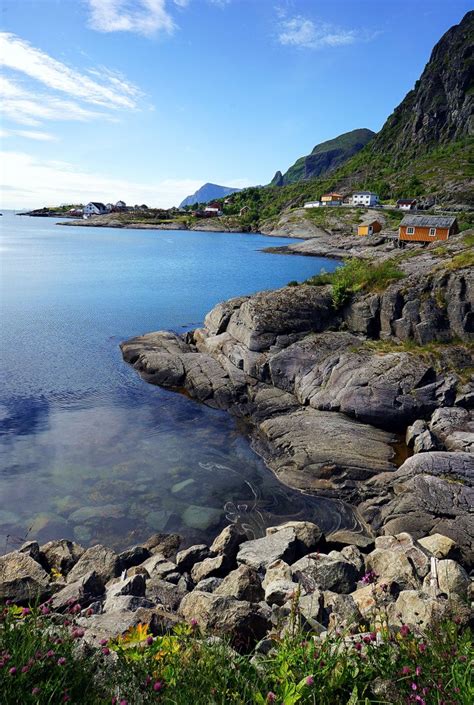 Zdjęcia Wyspa Moskenesøya Lofoty Å Norwegia