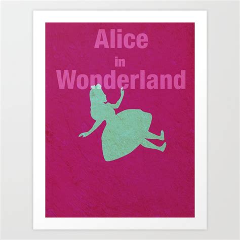 Alice In Wonderland Art Print By B Hopt Society6