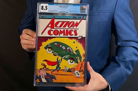 Rare 1938 Comic Featuring Supermans First Appearance Sells For 325m