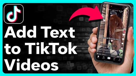 How To Add Text To Tiktok Video Youtube