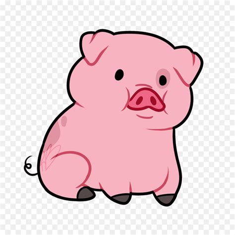Domestic Pig Animated Cartoon Clip Art Pig Png Download 12801280