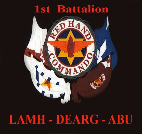 Red Hand Commando 1st Battalion Lamh Derg Abu Orange Pages Shop