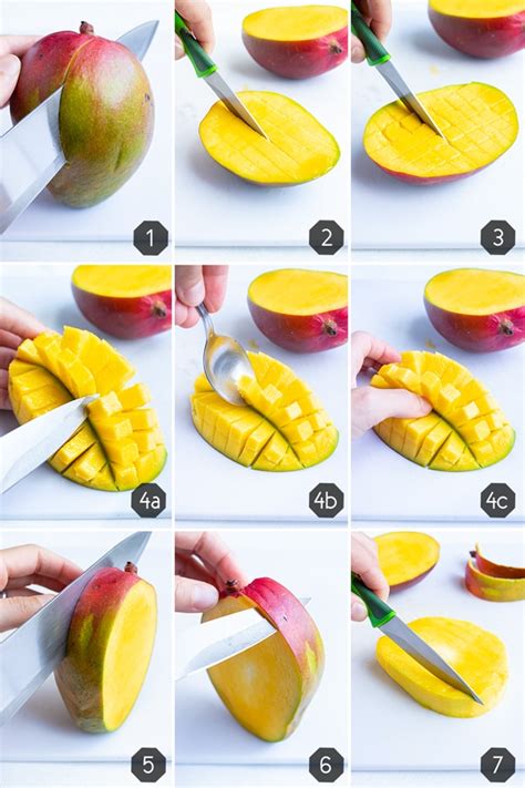 How To Cut A Mango 2 Easy Ways Evolving Table