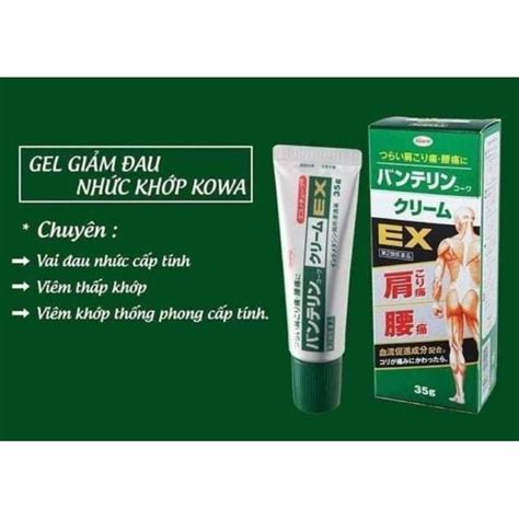 Dầu Xoa Bóp Vantelin Kowa Ex 35g Nhật Bản Shopee Việt Nam