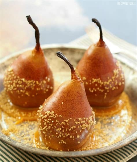 Baked Caramel Dipped Pears The Cookie Rookie