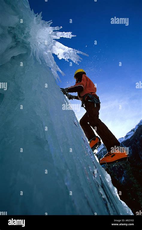 Man Climbing Over Ice Sand Hi Res Stock Photography And Images Alamy
